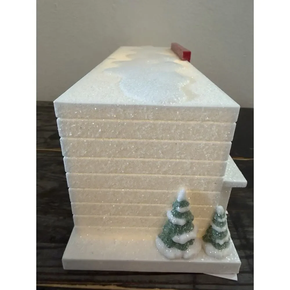 NWT Target Store Lighted Christmas Village Building Bullseye Playground LED